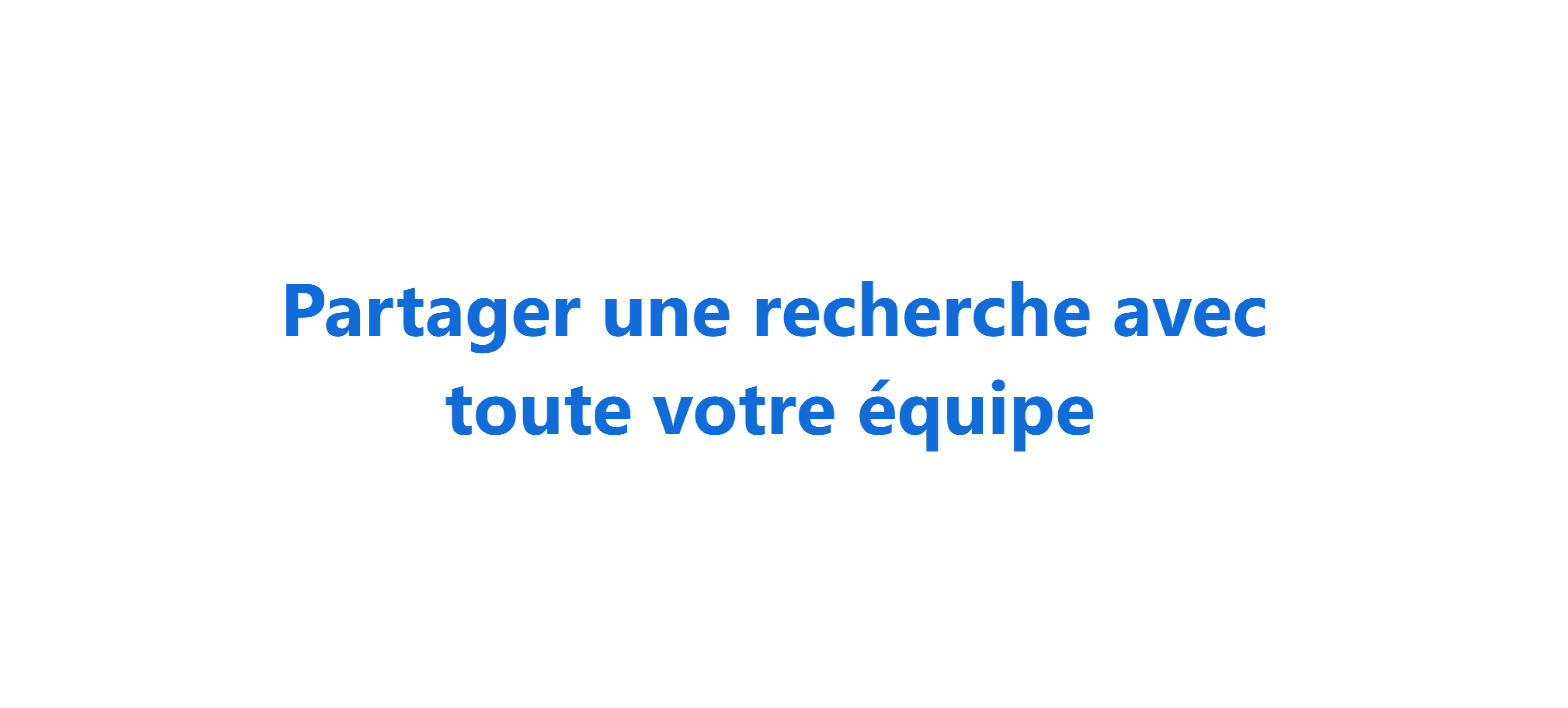 Partager avec équipe 